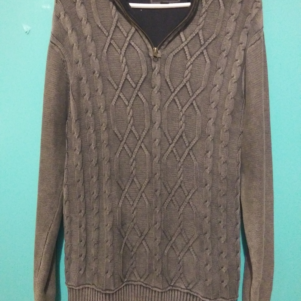 Men's button up and sweater